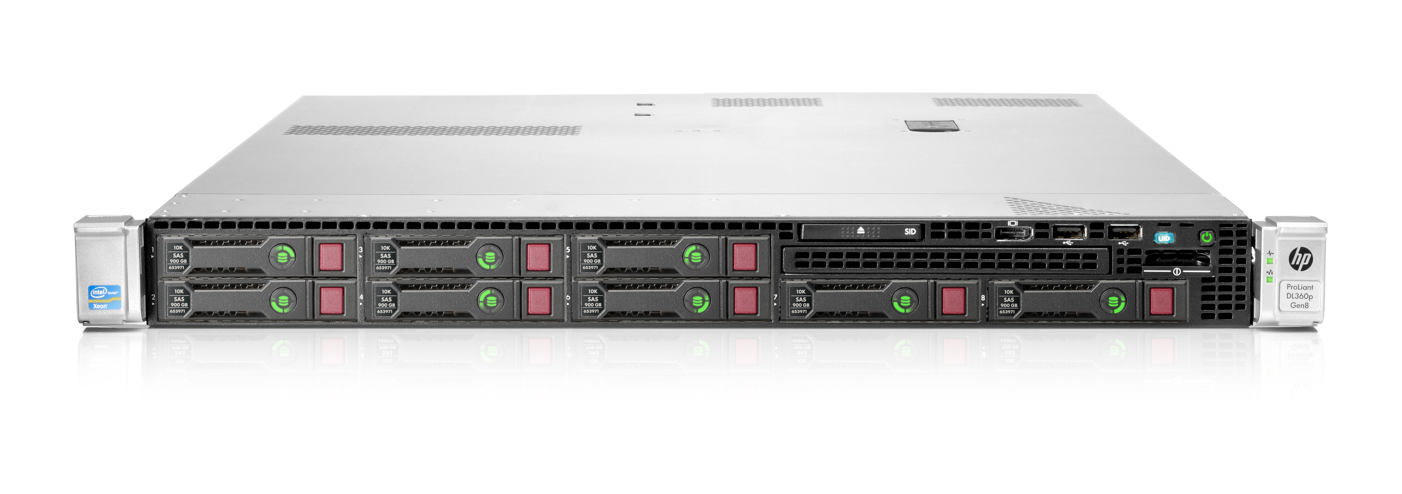 SERVER HP ProLiant DL360P G8 SFF 654081-B21-E5-2620 v2